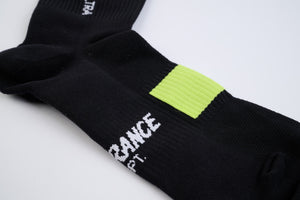 series 001 - ultra running socks - black