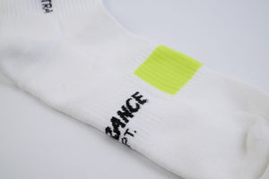 series 001 - ultra running socks - white