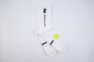 series 001 - ultra running socks - white