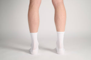 series 001 - ultra running socks - white