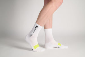 series 001 - ultra running socks - white