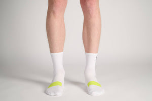 series 001 - ultra running socks - white