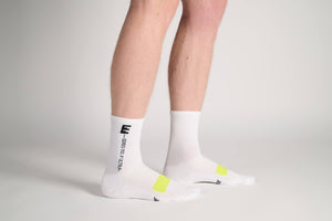 series 001 - ultra running socks - white